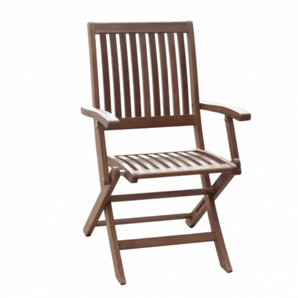 Maculata Folding Arm Chair QFurniture