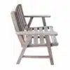 QF-STD-A1 -BL- Olivia White Brush Sturdy Armchair