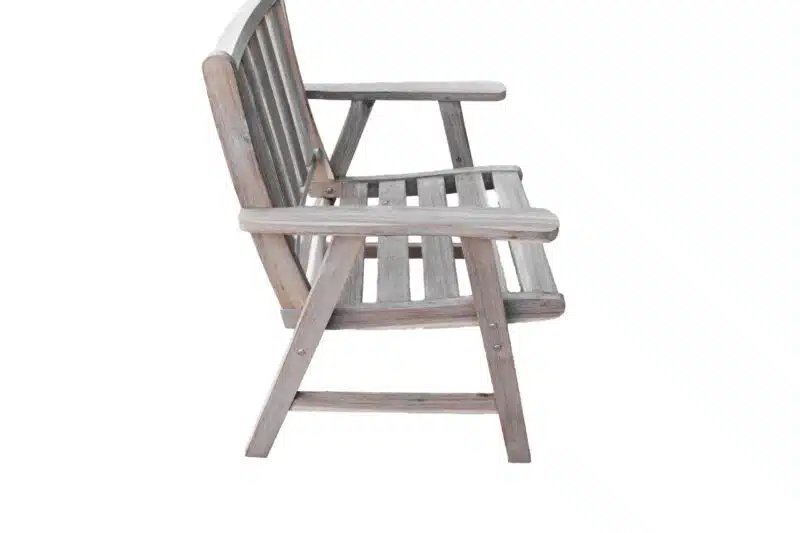 Olivia White Brush Sturdy Armchair - Image 3