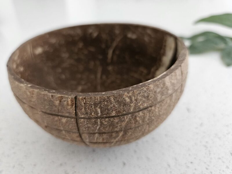Check Pattern Coconut Bowl (Set of 2) - Image 3