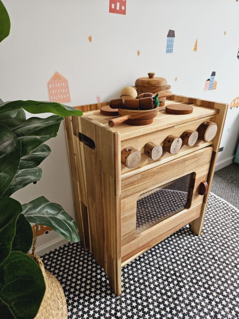 Natural Wooden Stove - Image 3