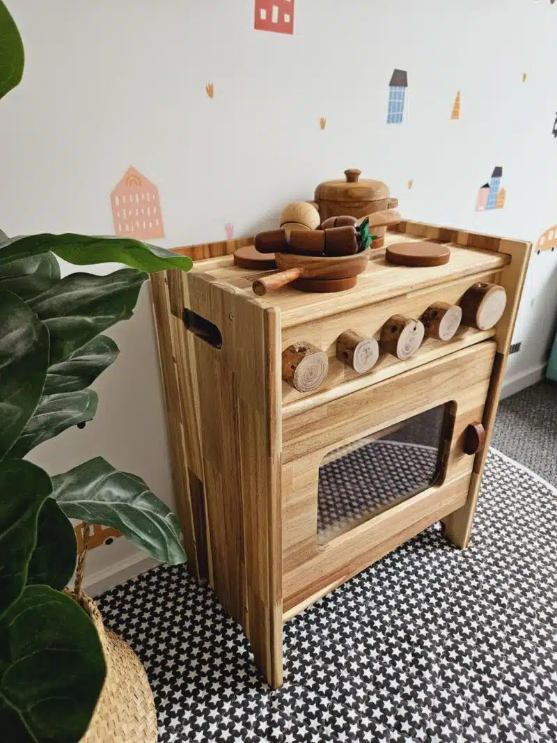 Natural Wooden Stove - Image 3