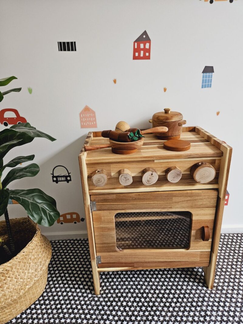 Natural Wooden Stove - Image 2