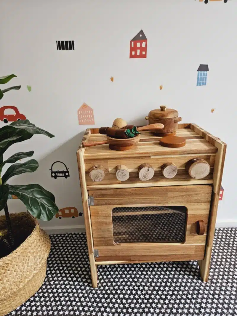 Natural Wooden Stove - Image 2