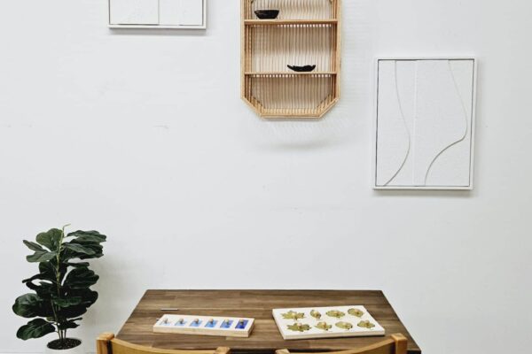 Study Desk and 2 Stacking Chairs