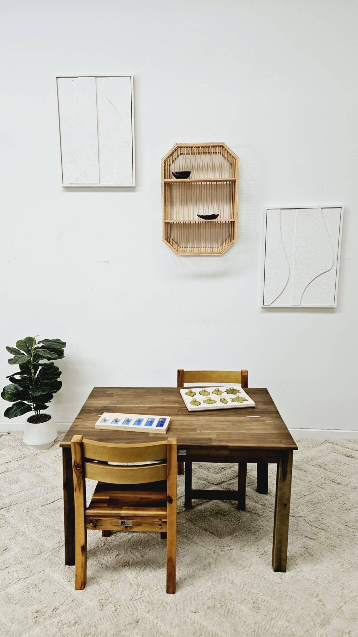 Study Desk and 2 Stacking Chairs - Image 6