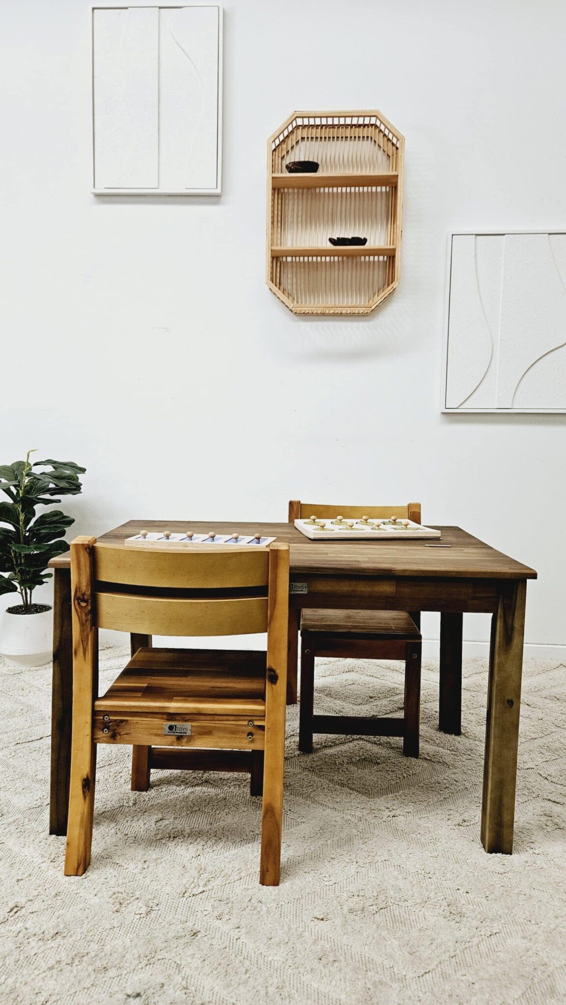 Study Desk and 2 Stacking Chairs - Image 8