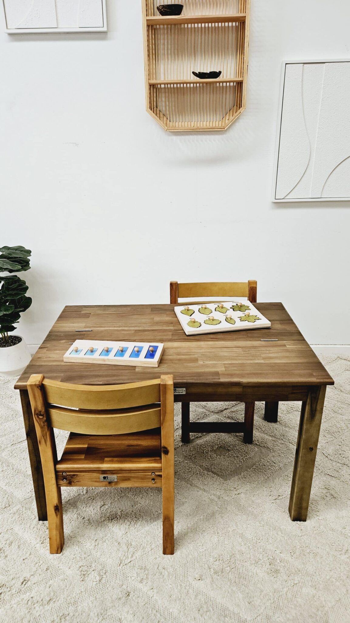 Study Desk and 2 Stacking Chairs - Image 9