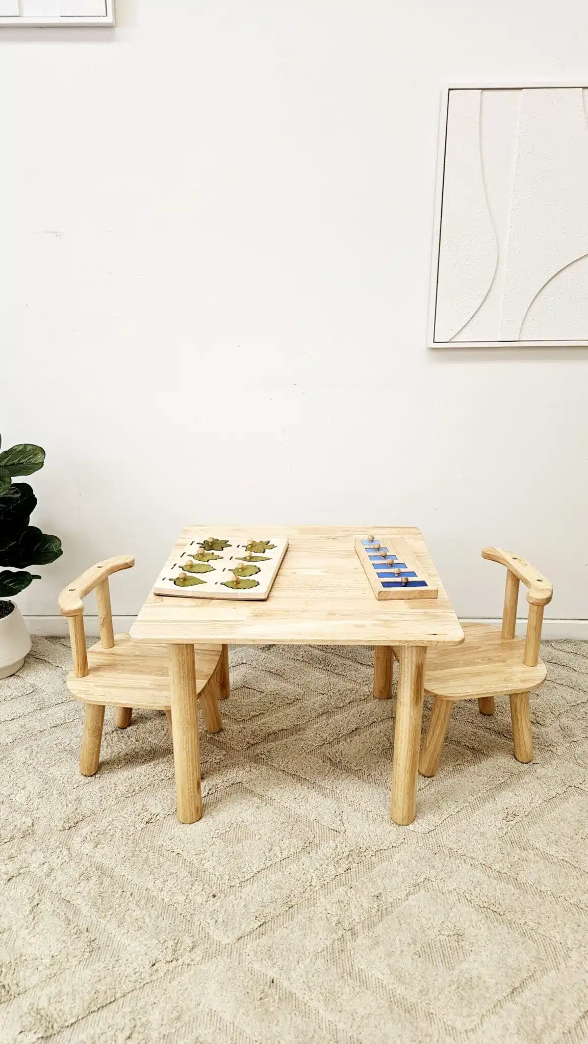 Toddler Table and Chairs Set