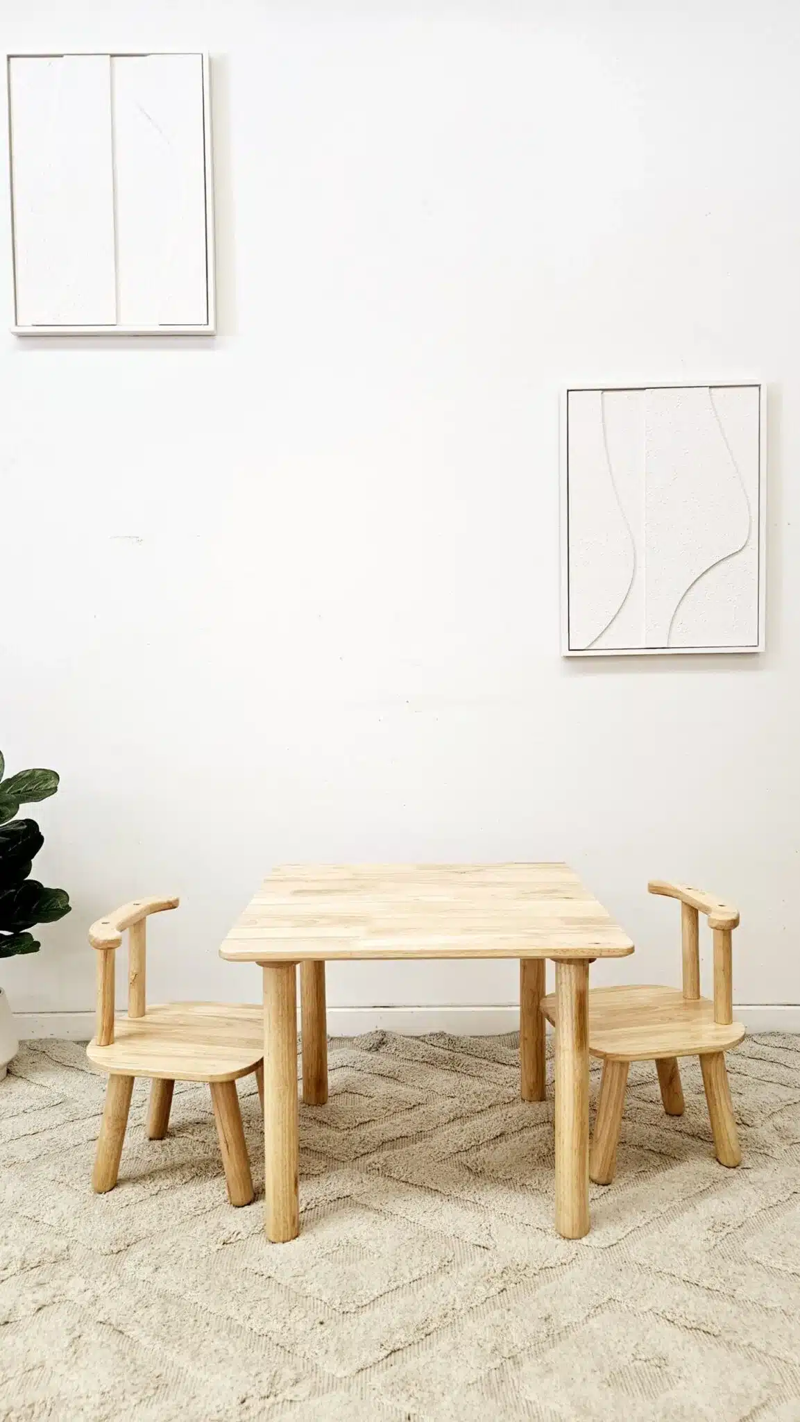 Toddler Table and Chairs Set - Image 2