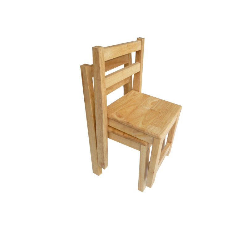 Rubber wood Standard Chairs - Set of 2 - Image 5