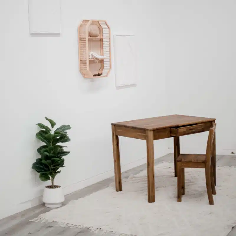 Hardwood Teen Study Desk and Matching Chair - Image 6