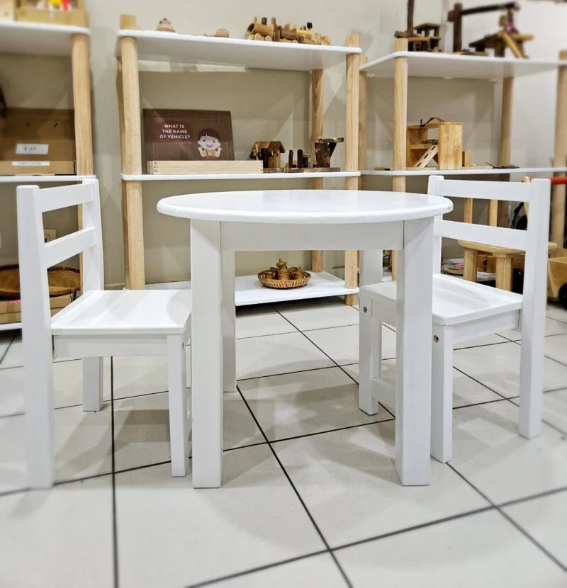 White timber Standard Chairs - Set of 2 - Image 9