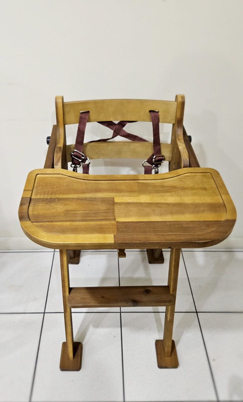 Hardwood Baby High Chair - Image 2