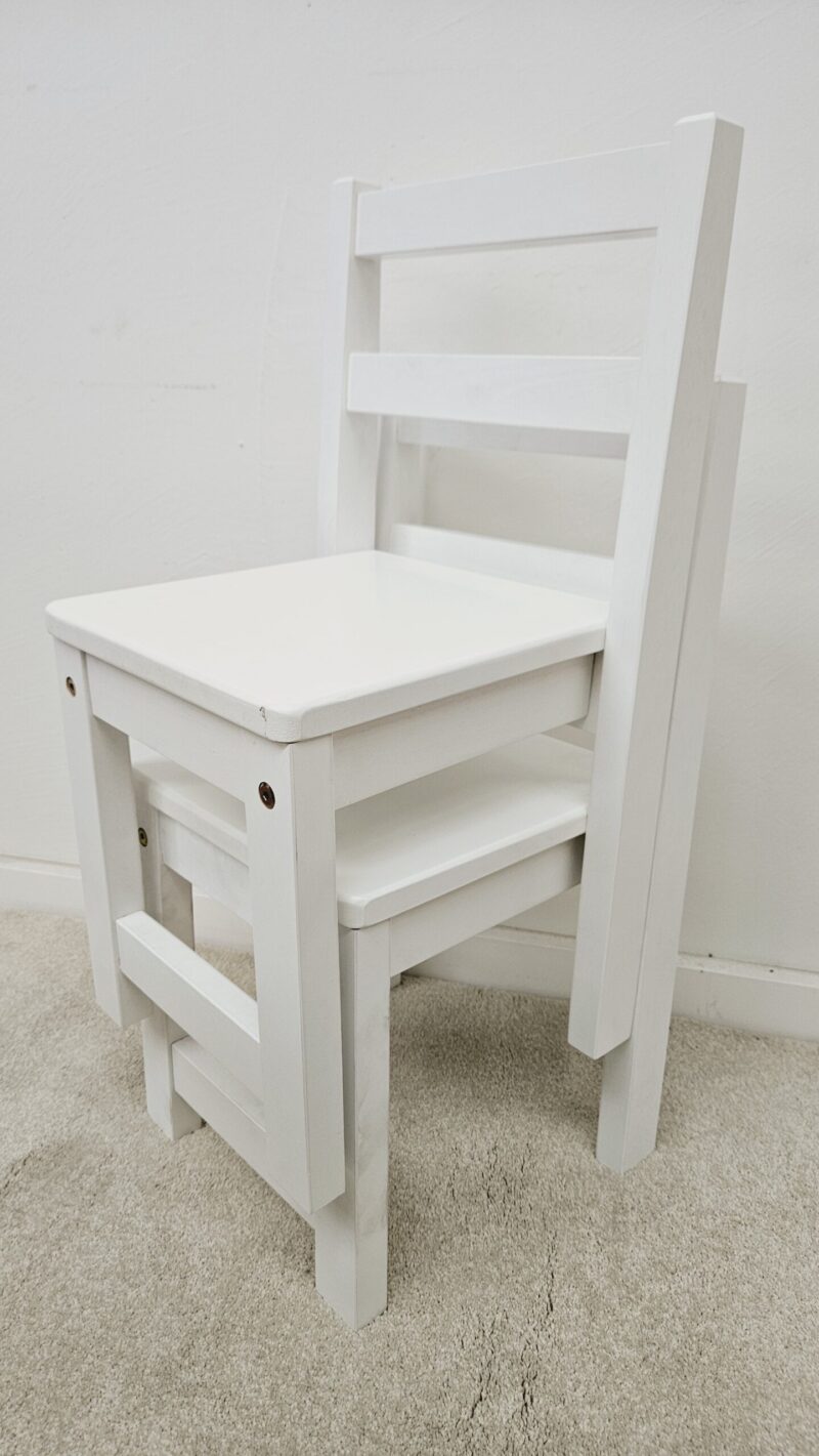 White timber Standard Chairs - Set of 2 - Image 3