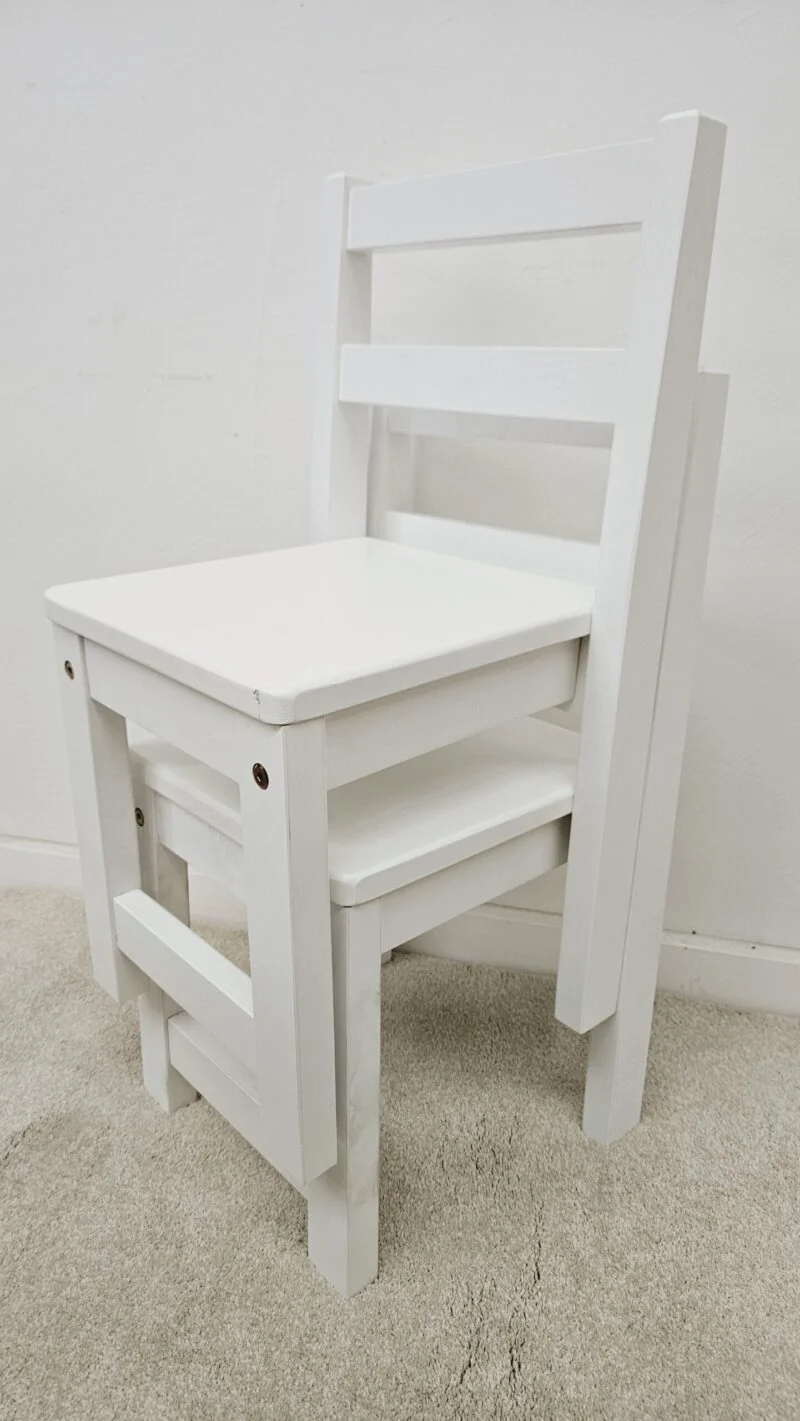 White timber Standard Chairs - Set of 2 - Image 3