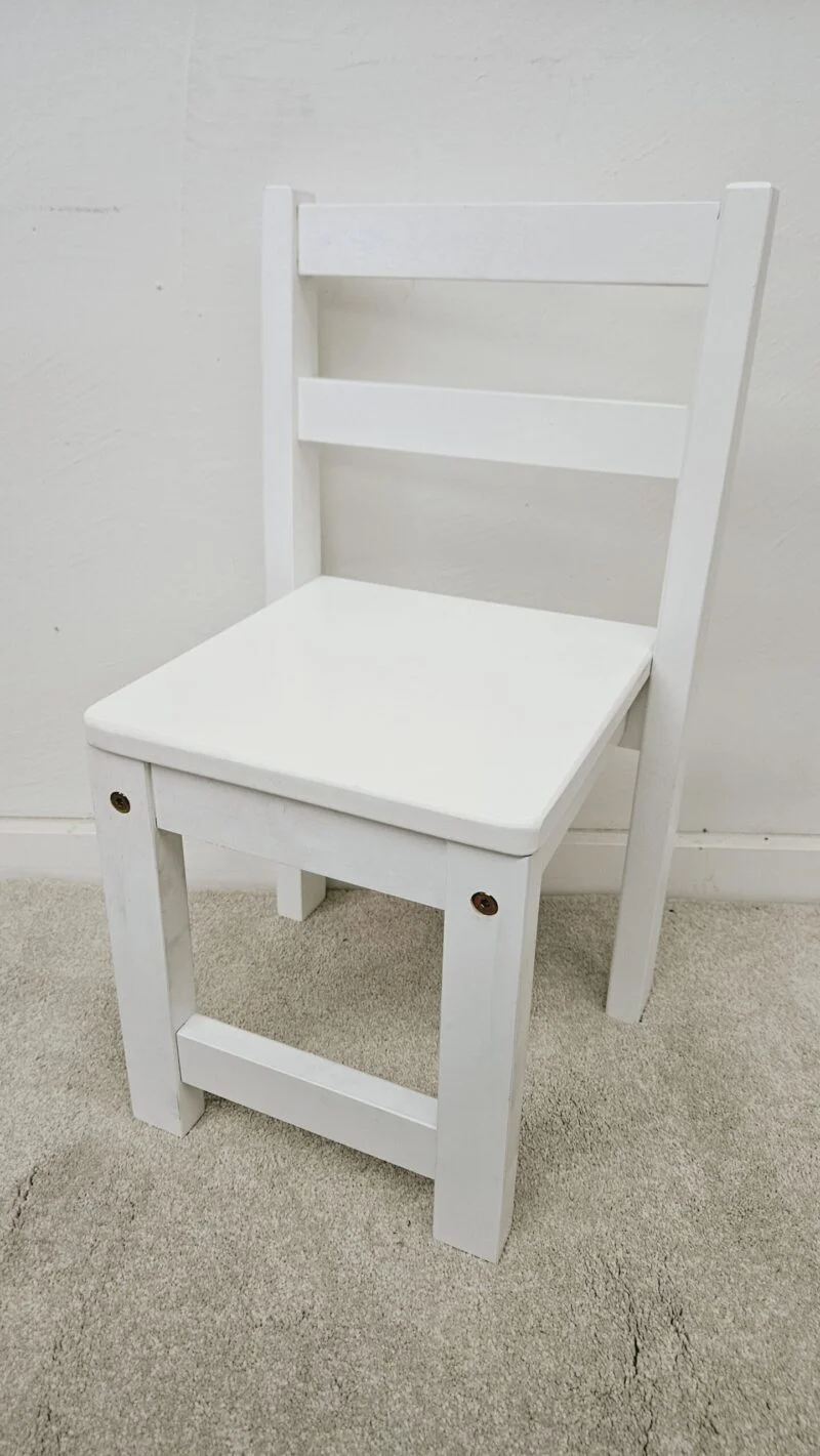White timber Standard Chairs - Set of 2 - Image 5