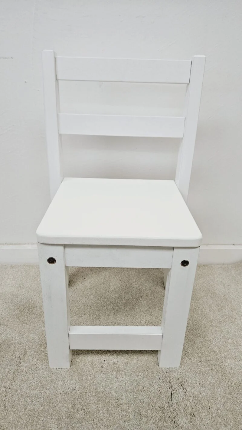 White timber Standard Chairs - Set of 2 - Image 6
