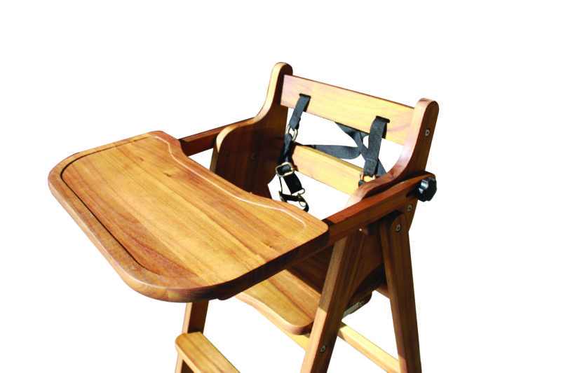 Hardwood Baby High Chair - Image 4