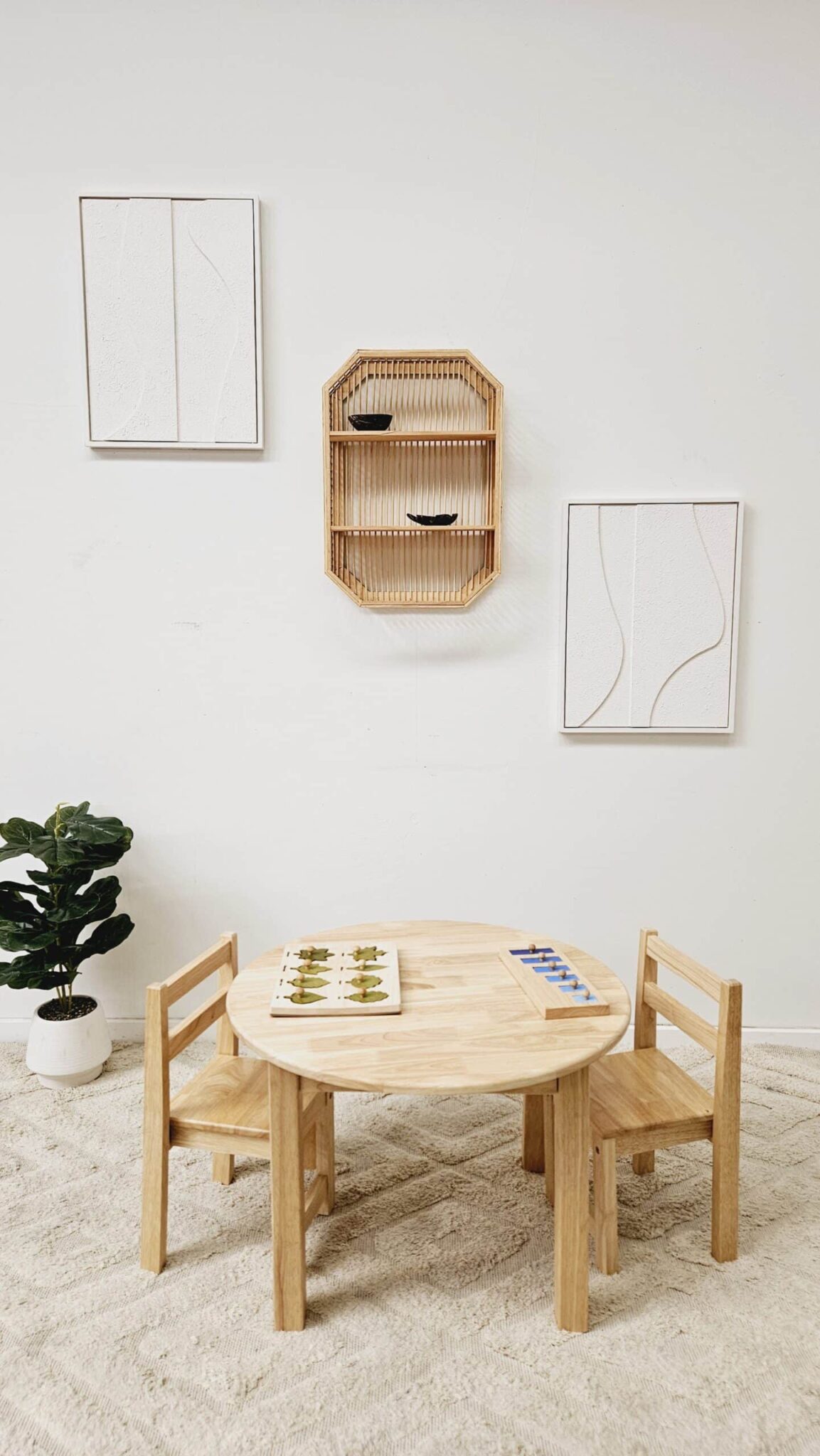 Medium Round Table with 2 Standard Chairs - Image 2