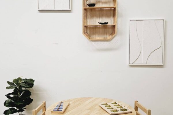 Large Round Table with 2 Standard Chairs