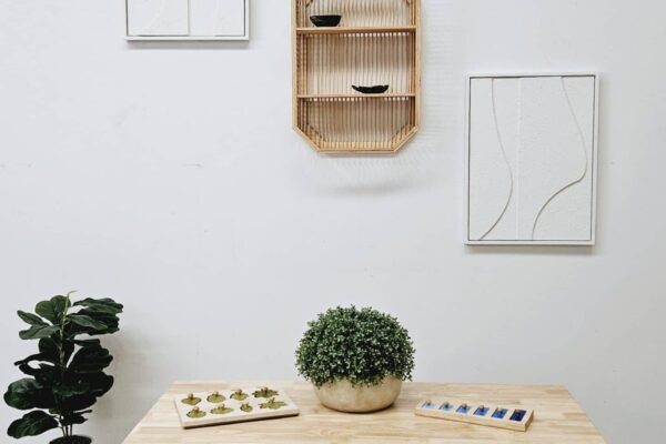 Solid Rectangular Table with 2 Standard Chairs