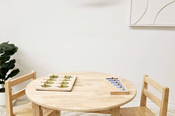 Medium Round Table with 2 Standard Chairs