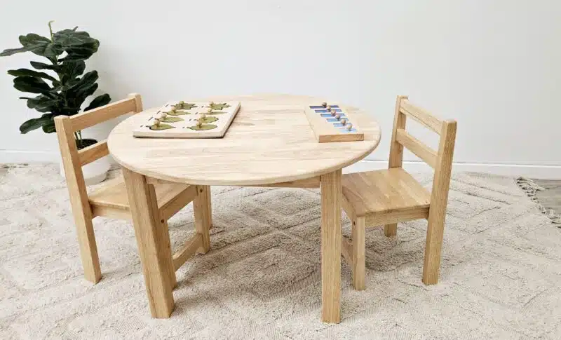Medium Round Table with 2 Standard Chairs - Image 4