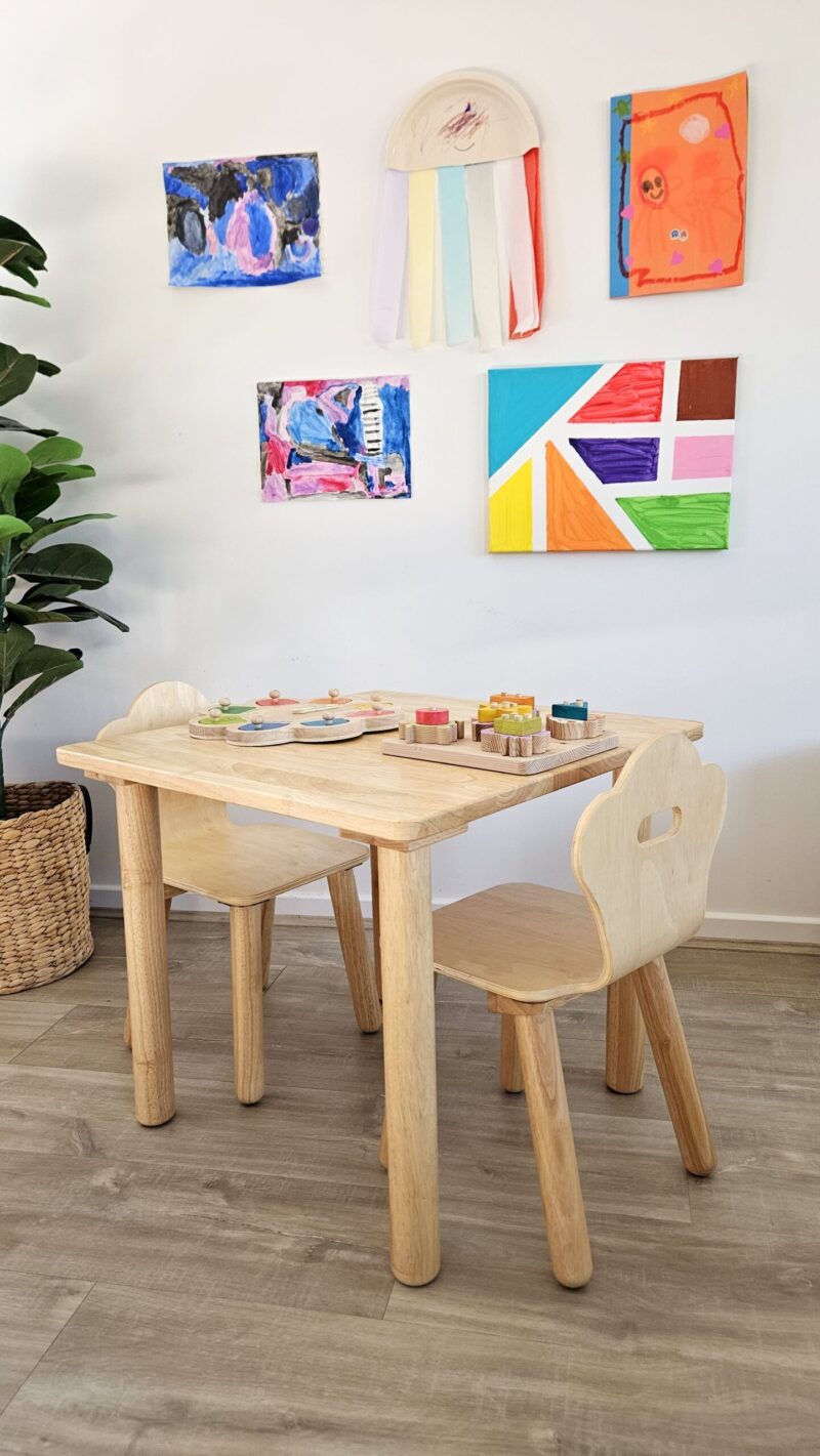 Classic Square Table and 2 Chairs - Image 3