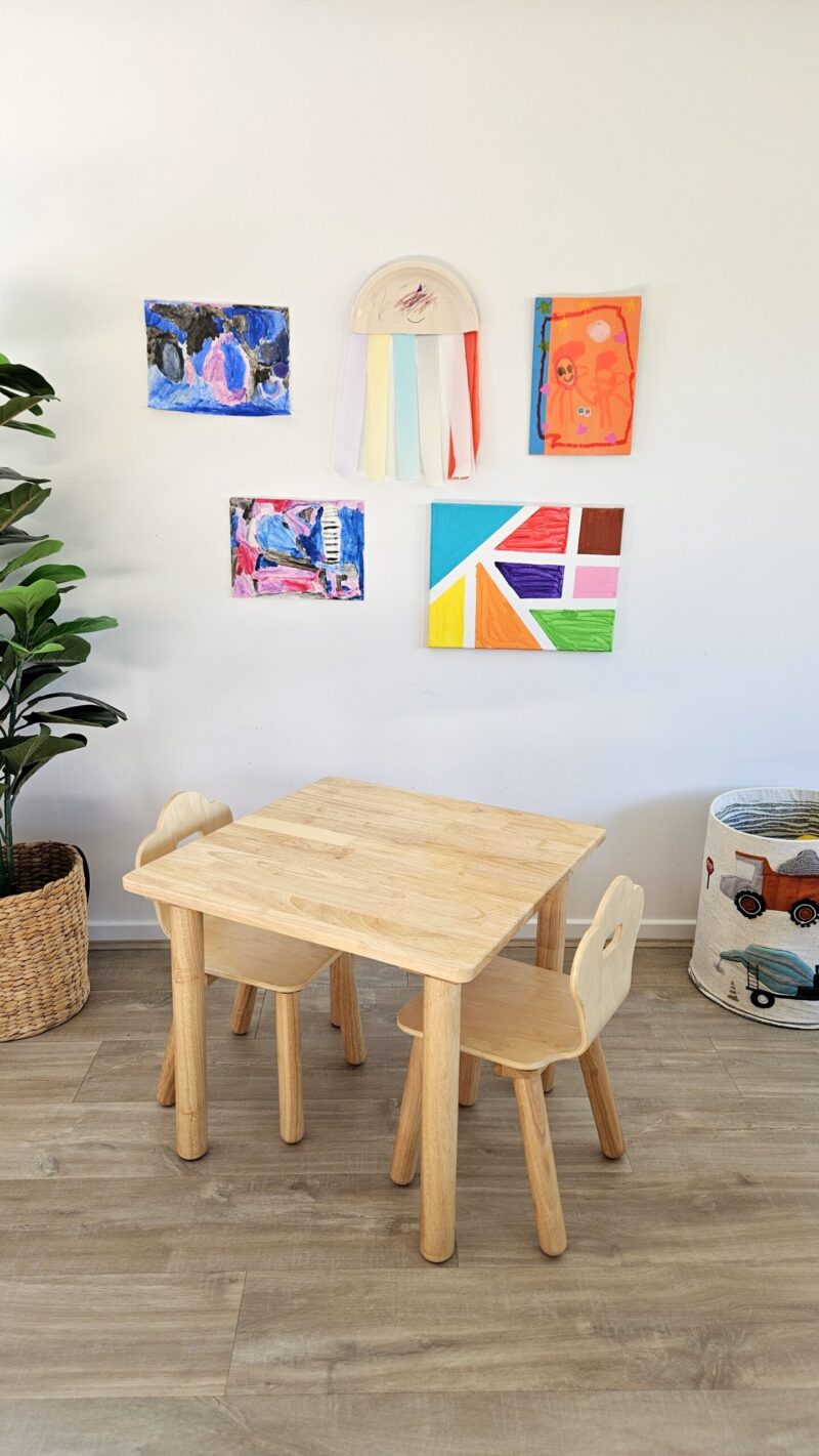 Classic Square Table and 2 Chairs