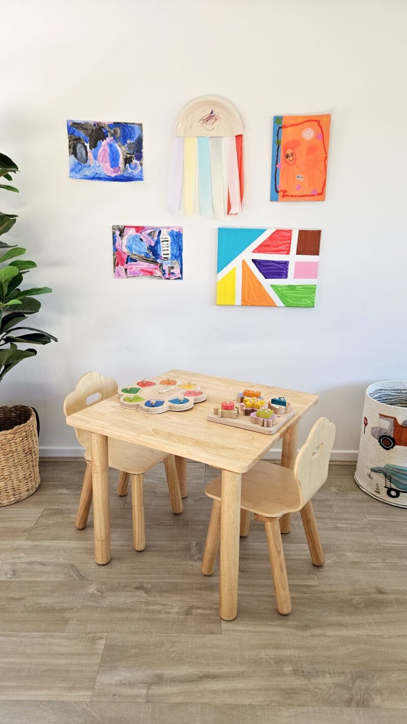 Classic Square Table and 2 Chairs - Image 2