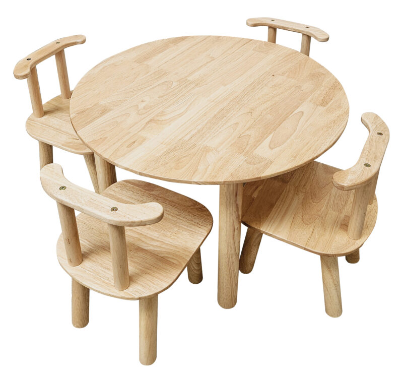 Round table and 4 chairs - Image 8