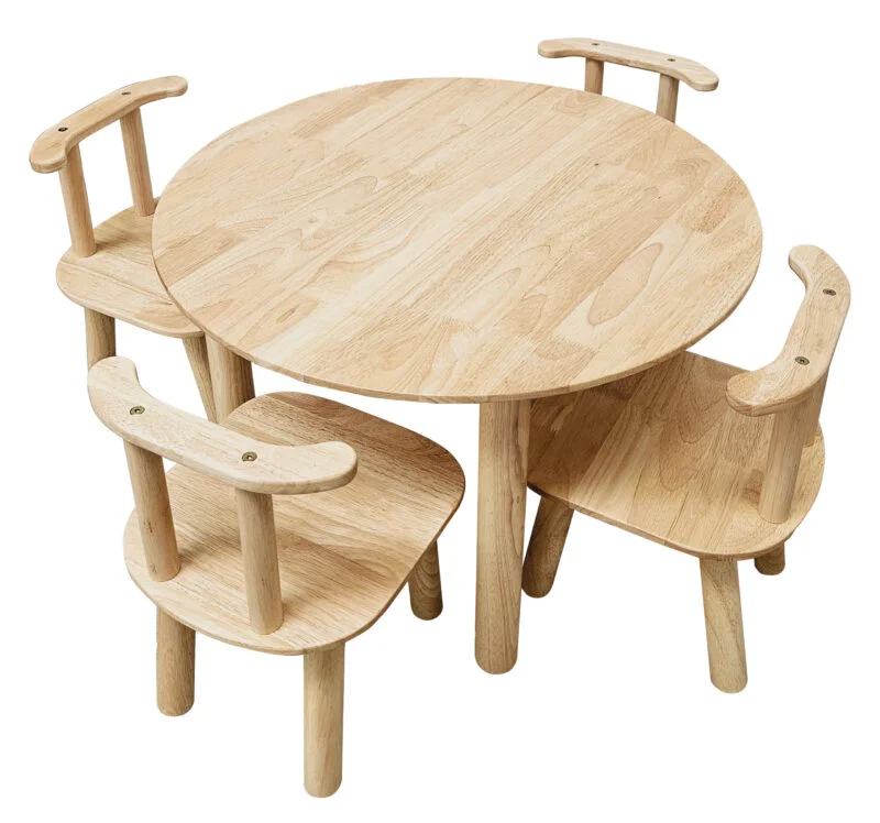 Round table and 4 chairs - Image 8
