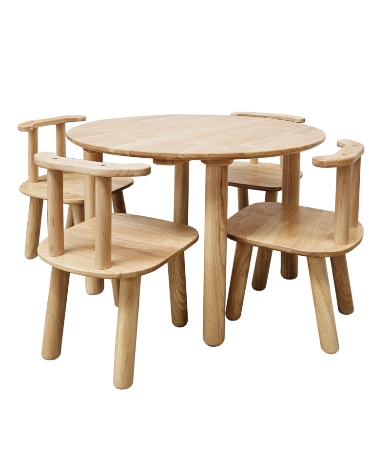 Round table and 4 chairs - Image 9