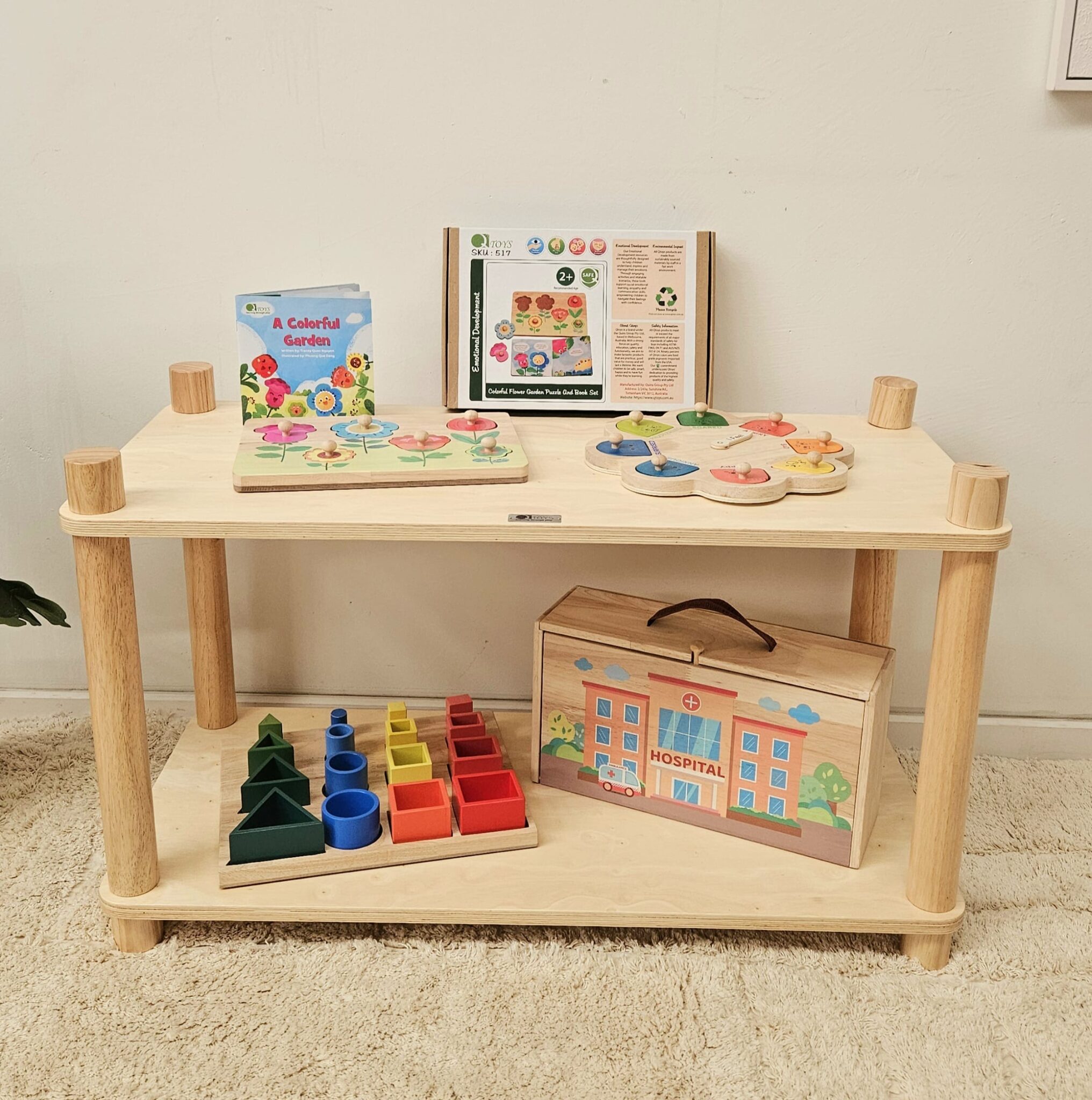 Montessori 2 Tier Shelf - Image 2