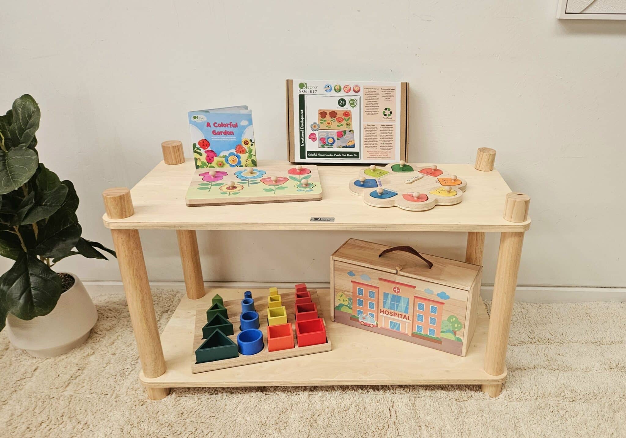 Montessori 2 Tier Shelf - Image 3