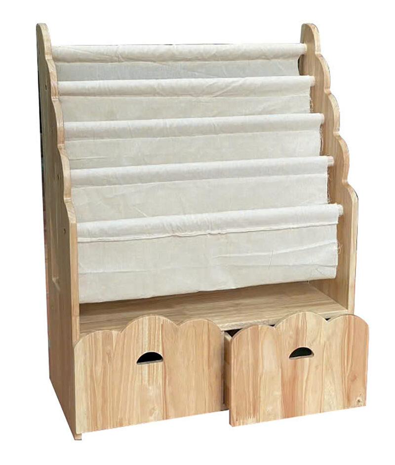 4 Tier Bookshelf & Drawers - Image 9