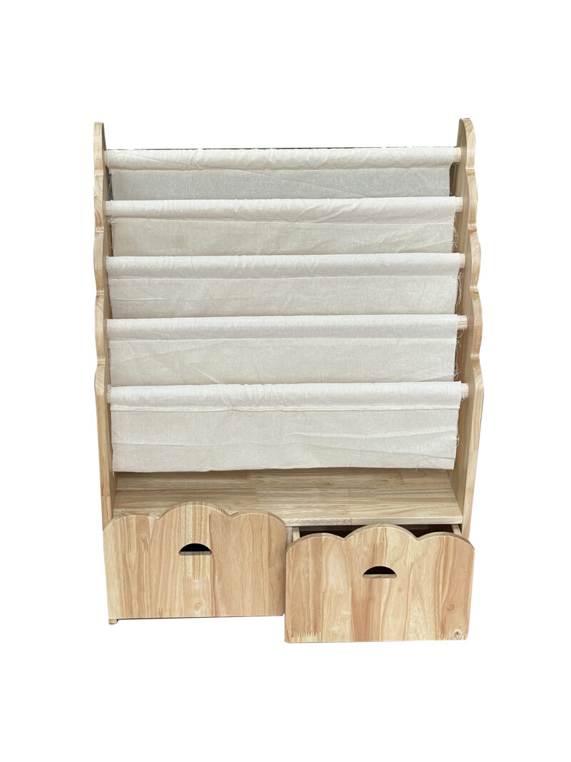 4 Tier Bookshelf & Drawers - Image 8