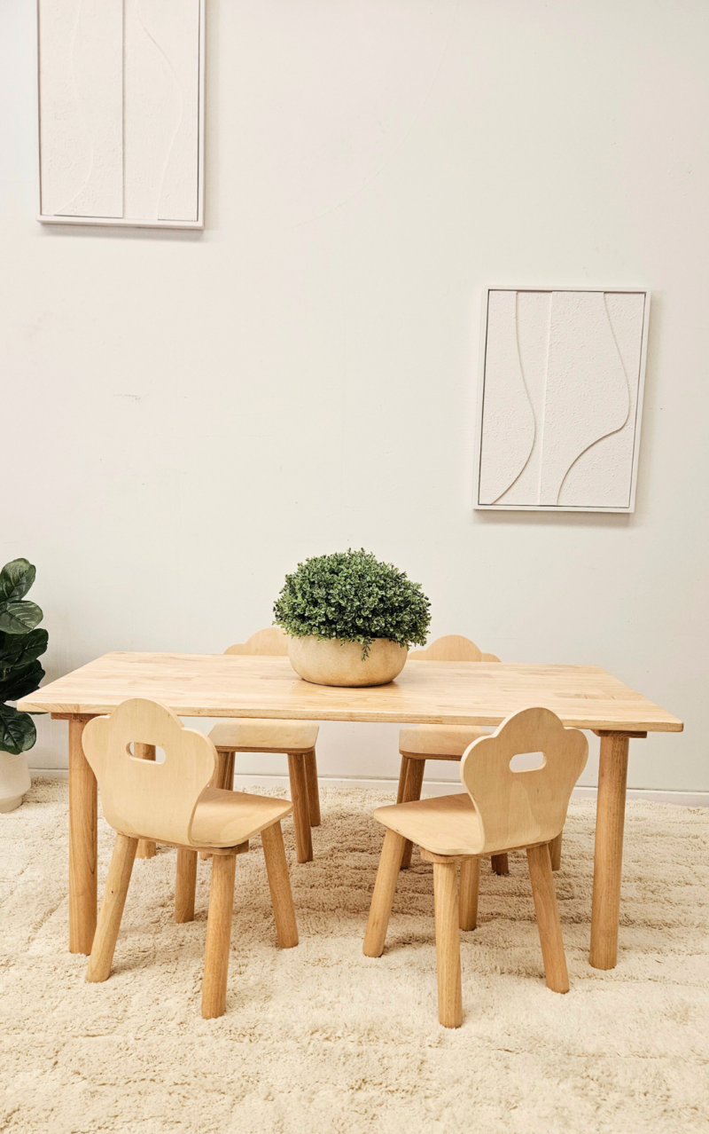 Classic Rectangular Table and 4 Chairs - Image 4