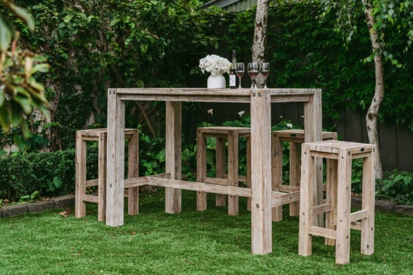 7-Piece Outdoor Balcony Bar Set