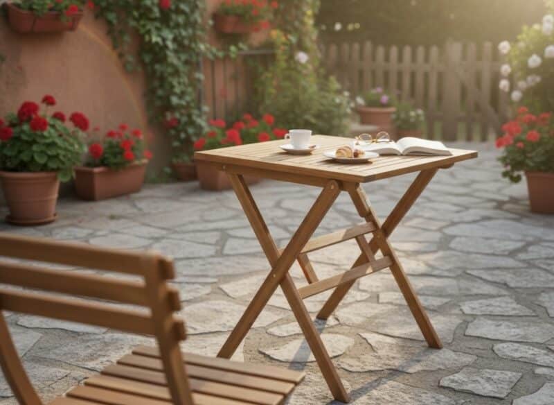 Eazy Square Folding Table - Image 2