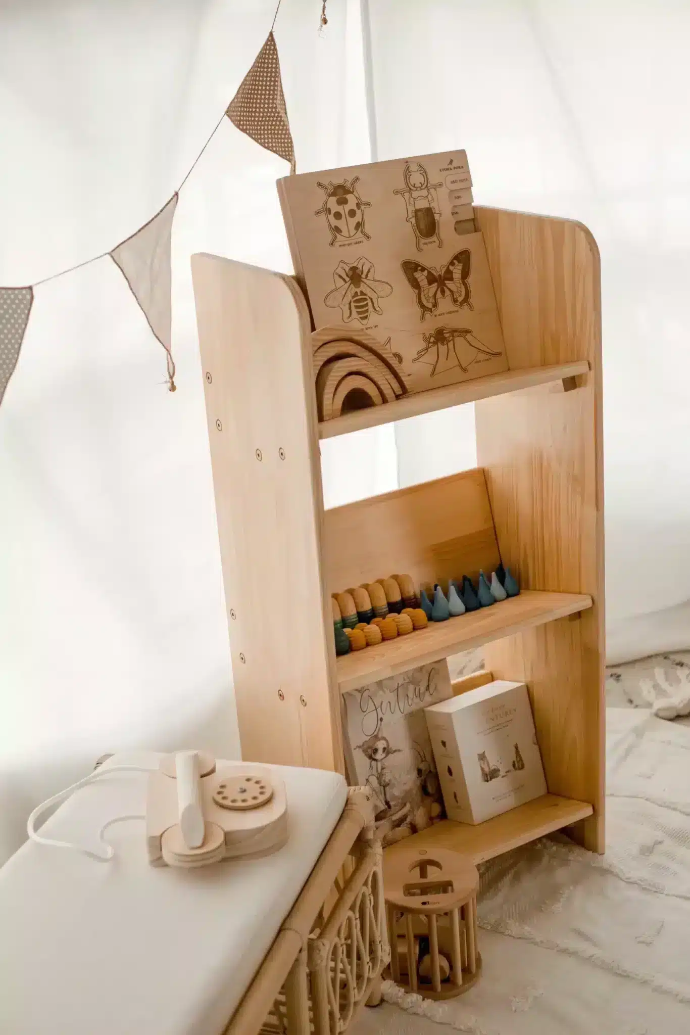 3 Tier Bookshelf - Image 5