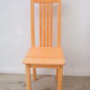 Slatted Back Wooden Chair SKU 1073 Front 3