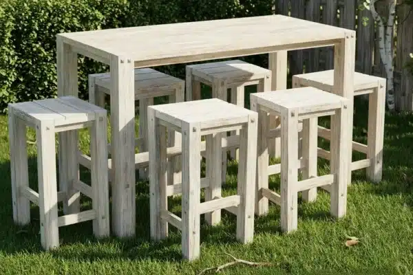 7-Piece Outdoor Balcony Bar Set