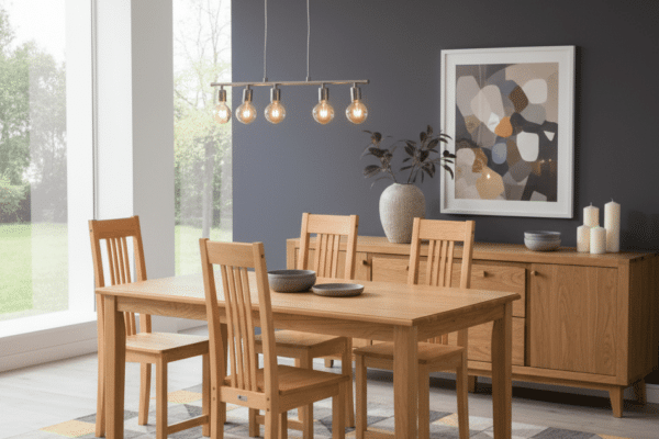 Grange Dining table and 4 Manor Dining chairs