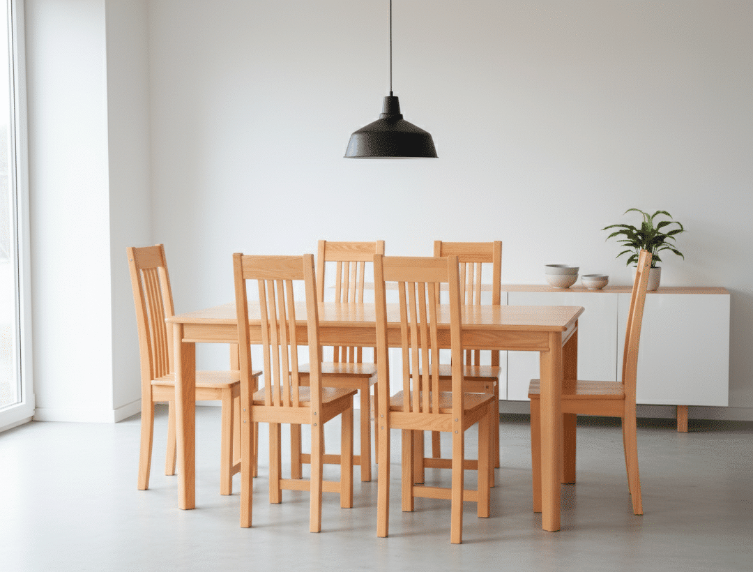 Grange Dining table and 6 Manor Dining chairs - Image 3