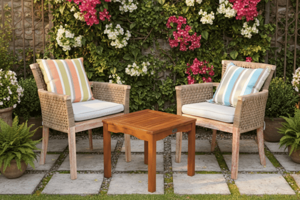 Wicker Outdoor Patio Set of 3