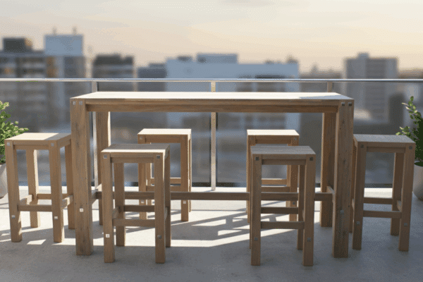 7-Piece Outdoor Balcony Bar Set