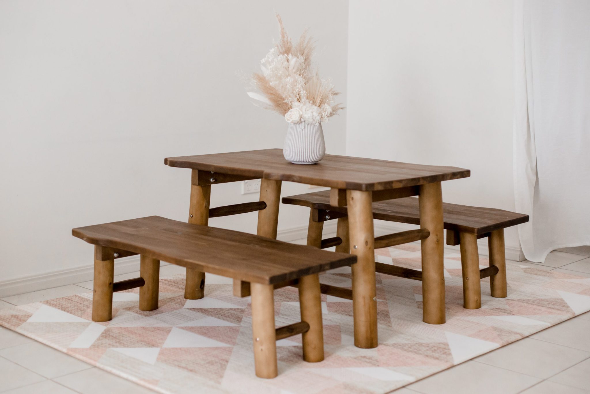 Tree Tables And 2 Benches - Image 6
