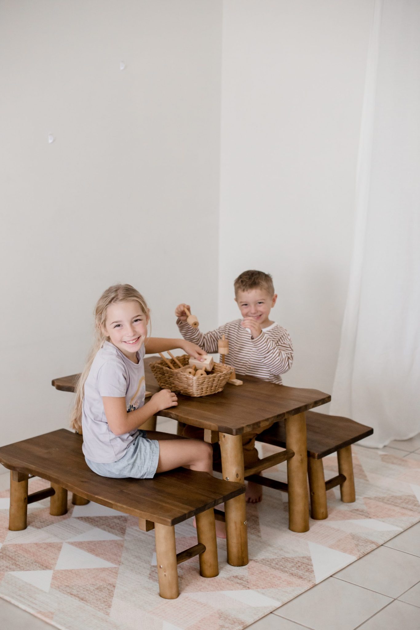 Tree Tables And 2 Benches - Image 5